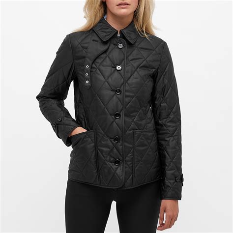 burberry 8023320|Burberry Fernleigh Quilted Jacket Black .